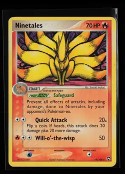 Ninetales 19/108 Rare Power Keepers Heavily Played Pokemon Card - Image 1