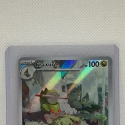 Pokemon TCG Shrouded Fable 077/064 Fraxure - Illustration Rare Pokemon Card - Image 2