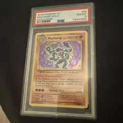 Pokemon Machamp Evolutions 59/108 Holo Rare PSA 8 English 160 HP TCG Card - Image 1