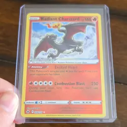 Pokemon Radiant Charizard Crown Zenith Holo Radiant Rare 020/159 2023 Card - Image 1