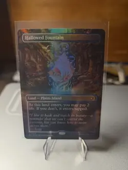 Hallowed Fountain (Borderless) | 347 | MTG | Lorwyn Eclipsed | Foil - Image 1