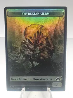 Phyrexian Germ 16 / Whale 14 - Token - Foil - MH3 - MTG Magic The Gathering - Image 1