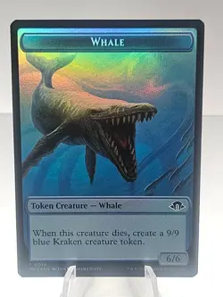 Phyrexian Germ 16 / Whale 14 - Token - Foil - MH3 - MTG Magic The Gathering - Image 2