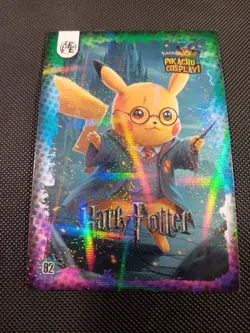 Harry Potter (Pikachu) #92 - Galaxy Holo - Electric Pikachu Cosplay - Pokemon - Image 1