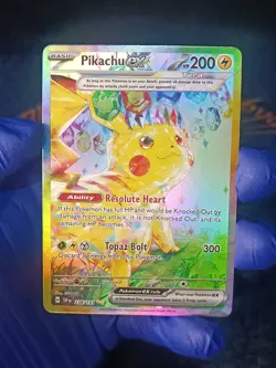 Pikachu Ex 238/191 SIR Pokemon Near Mint Condition CUSTOM ART Description - Image 5