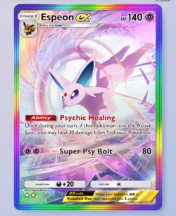 (FAST DELIVERY) Espeon ex - Rainbow Rare - ENG - Pokemon TCG Pocket - Image 1