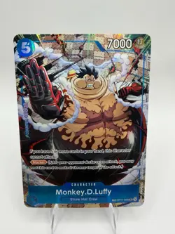 One Piece TCG Monkey.D.Luffy OP11-058 Carrying On His Will OP13 Treasure Rare TR - Image 1