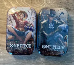 One Piece TCG Tin Pack Set Volume 2 - Brand New Factory Sealed - Two Tin Box Lot - Image 1