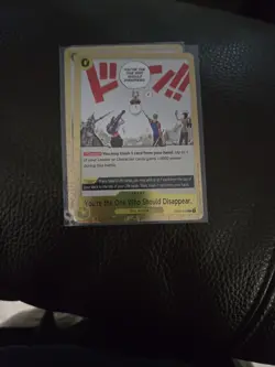 You're the One Who Should Disappear OP06-115 Wings of the Captain Foil - Image 1