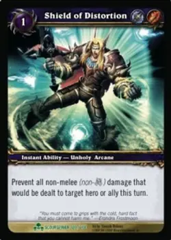 Shield of Distortion - ScourgeWar - World of Warcraft TCG - Image 1