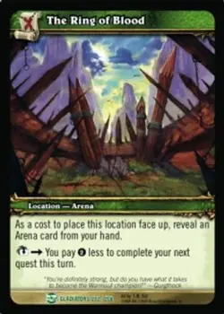 The Ring of Blood - Blood Of Gladiators - World of Warcraft TCG - Image 1