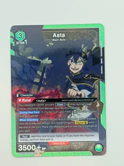 Union Arena UE08BT/BCV-1-046 Asta SR Black Clover TCG Card Near Mint - Image 1
