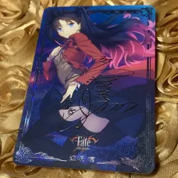 Rin Tohsaka FATE STAY NIGHT Goddess Story Sexy Anime Waifu Girl Card Foil - Image 1
