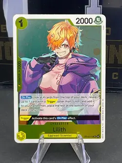 Lilith OP13-113 (R) Rare Carrying On His Will One Piece Card Game - Image 1