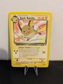Dark Raichu 7/110 Legendary Collection Non Holo Pokemon Card 2002 Near Mint WOTC - Image 1