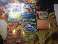 Pokemon 5 Card Lot: Mega Venusaur 013 & 003, ASC Charmander 020, Moltres, Shark - Image 2