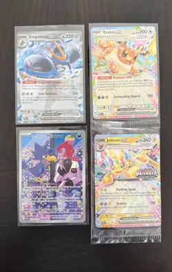 Pokemon Card Lot (4) – EX & Full Art / Holo / Rare - Brand New Mint - Image 1