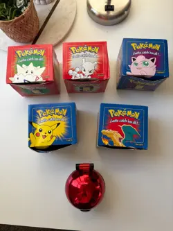 Pokemon 23k Burger King Gold Plated Trading Card Set Red Box Lot Of 6 - Image 2