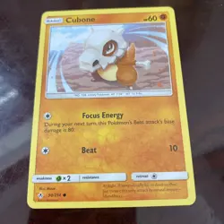 Pokemon TCG Cubone Unbroken Bonds 90/214 Regular Common card trading - Image 1