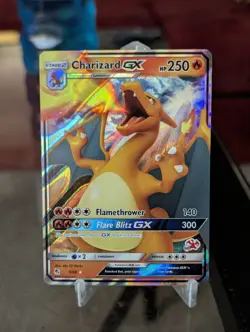 Pokemon TCG Charizard GX Holo Ultra Rare Card Hidden Fates 9/68 - Image 1