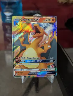 Pokemon TCG Charizard GX Holo Ultra Rare Card Hidden Fates 9/68 - Image 3