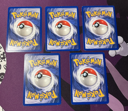 1st edition Pokemon TCG Vintage Lot Of 5 Cards team rocket NM-LP - Image 5