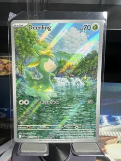 Pokemon TCG Deerling 91/86 IR White Flare English Card Mint Condition - Image 1