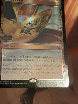 Lotus Petal X1 Mtg Kaladesh Masterpiece Invention Nm Foil Gorgeous - Image 2