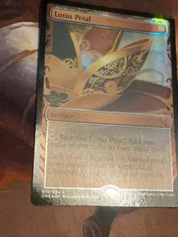 Lotus Petal X1 Mtg Kaladesh Masterpiece Invention Nm Foil Gorgeous - Image 3