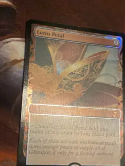 Lotus Petal X1 Mtg Kaladesh Masterpiece Invention Nm Foil Gorgeous - Image 4