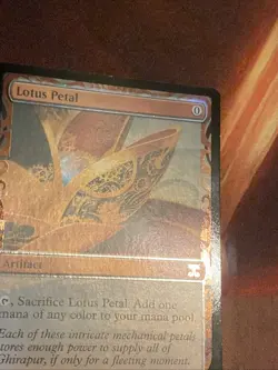 Lotus Petal X1 Mtg Kaladesh Masterpiece Invention Nm Foil Gorgeous - Image 5