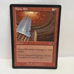 MTG Magic the Gathering Flame Rift (80/143) Nemesis LP - Image 1