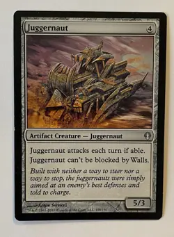 Magic the Gathering MTG #109 Juggernaut Artifact Creature NM - Image 1