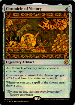 Chronicle of Victory (Foil) #253 || MTG - Lorwyn Eclipsed || 2026 - Image 1