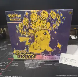 Pokemon Surging Sparks Pokemon Center ETB Elite Trainer Box - Sealed ETB - Image 1