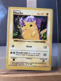 Pokemon Pikachu Shadowless Yellow Cheeks X3 LP-NM Base Set 1999 Wotc - Image 3