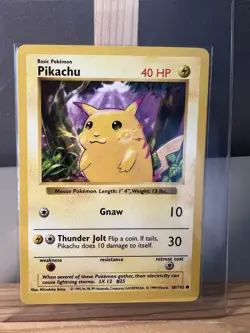 Pokemon Pikachu Shadowless Yellow Cheeks X3 LP-NM Base Set 1999 Wotc - Image 4