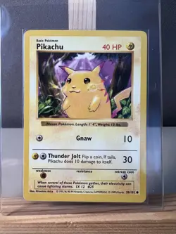 Pokemon Pikachu Shadowless Yellow Cheeks X3 LP-NM Base Set 1999 Wotc - Image 5