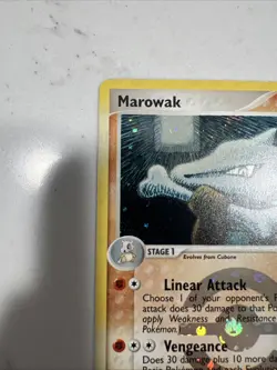 Pokemon Marowak 7/112 FireRed & LeafGreen Reverse Holo Rare - Image 2