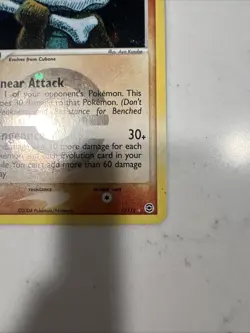 Pokemon Marowak 7/112 FireRed & LeafGreen Reverse Holo Rare - Image 4