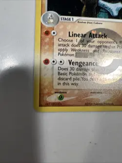 Pokemon Marowak 7/112 FireRed & LeafGreen Reverse Holo Rare - Image 5