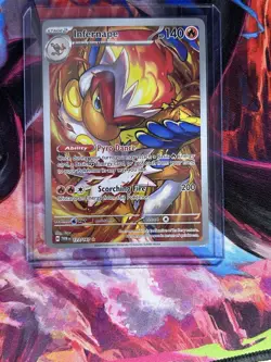 Pokemon TCG Infernape Illustration Rare Twilight Masquerade 173/167 NM - Image 1