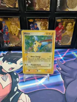 Pokemon TCG Minun Reverse Holo 67/101 Pokemon Hidden Legends NM - Image 1