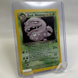 Pokemon Dark Weezing 14/82 2000 Team Rocket 1st Edition Rare Holo TCG - Image 2