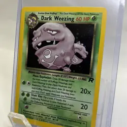 Pokemon Dark Weezing 14/82 2000 Team Rocket 1st Edition Rare Holo TCG - Image 3