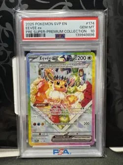 2025 Pokemon Prismatic SVP Eevee EX Super Premium Coll PSA 10 - Image 1