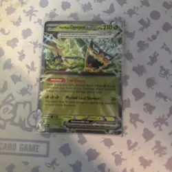 Pokemon TCG Teal Mask Ogerpon EX 012/131 Double Rare Prismatic Evolutions - Image 1