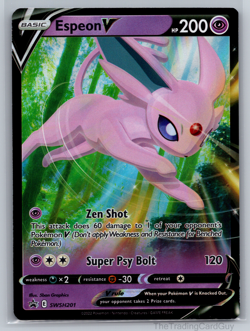 Espeon V SWSH201 Ultra Rare Pokemon Black Star Promo NM - Image 1