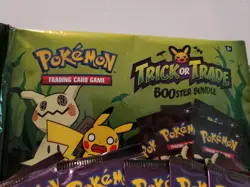 Lot Of 5~ 2023 Pokemon TCG Trick or Trade BOOster Bundle Mini Packs Halloween - Image 2