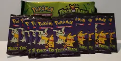 Lot Of 10~ 2023 Pokemon TCG Trick or Trade BOOster Bundle Mini Packs Halloween - Image 1